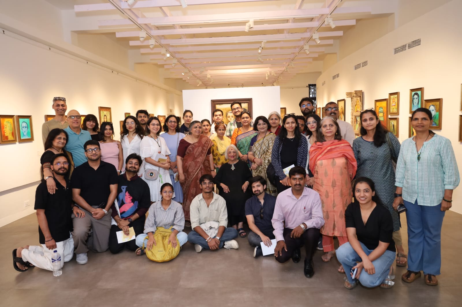 Anjolie Ela Menon’s Solo Exhibition ‘Revisitations’ Concludes with Insightful Curatorial Talk in New Delhi